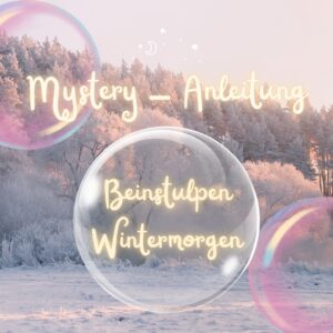 Mystery-Anleitung für Beinstulpen "WINTERMORGEN"