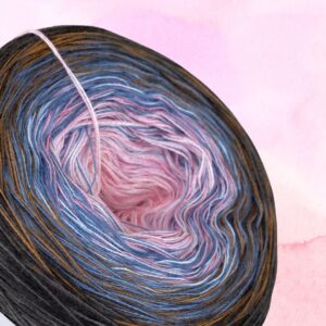 Bobbel "GIRLY CHOCOLATE" - 1.500m mit 4 Fäden