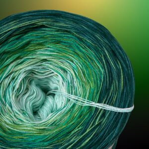 Bobbel "KISSING EMERALD" - 1.000m mit 4 Fäden