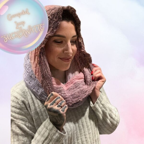 Garnpaket "LOOP ZUCKERWATTE" - 650m mit 4 Fäden – Bild 2