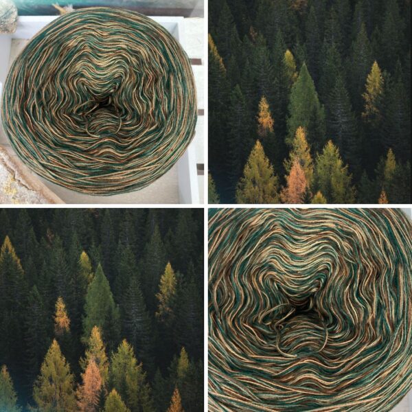 Bobbel "WALDGEIST" - 1.000m mit 4 Fäden