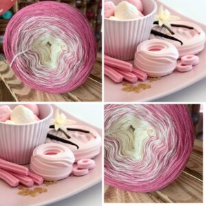 Bobbel "PINK VANILLA" - 1.500m mit 4 Fäden