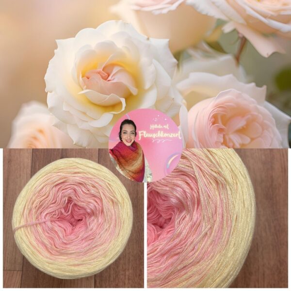Bobbel "GIRLY ROSE" - 1.000m mit 4 Fäden