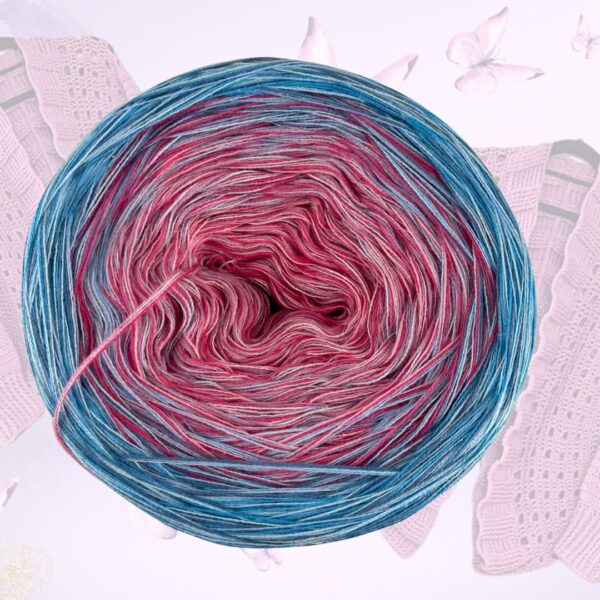 Garnpaket Cardigan "HOLY NIGHT 38" - 1.500m mit 4 Fäden