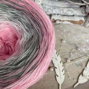 Bobbel "ROSA MÄUSCHEN" - 1.000m mit 4 Fäden