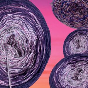 Bobbel "LILA KLOPS" - 1.000m mit 4 Fäden