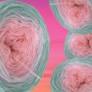 Bobbel "ROSE-UNICORN" - 1.000m mit 4 Fäden