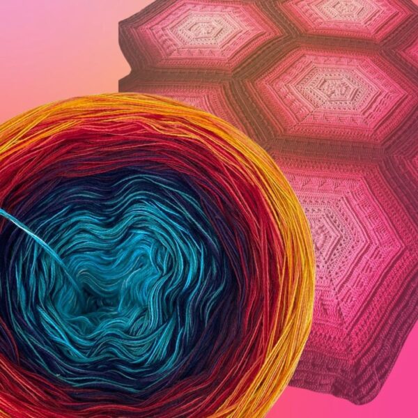 Garnpaket für Hexagon-Blanket BAUCIS / PHILEMON 35