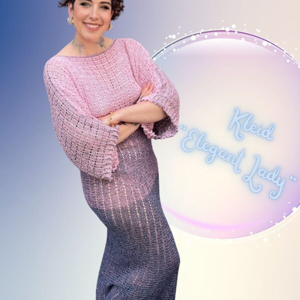 Häkelanleitung Kleid "ELEGANT LADY" – Bild 3