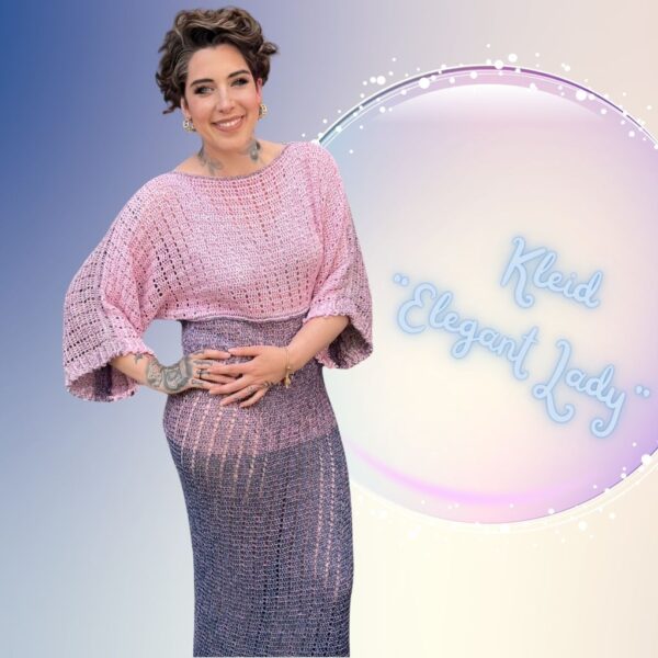 Häkelanleitung Kleid "ELEGANT LADY" – Bild 4