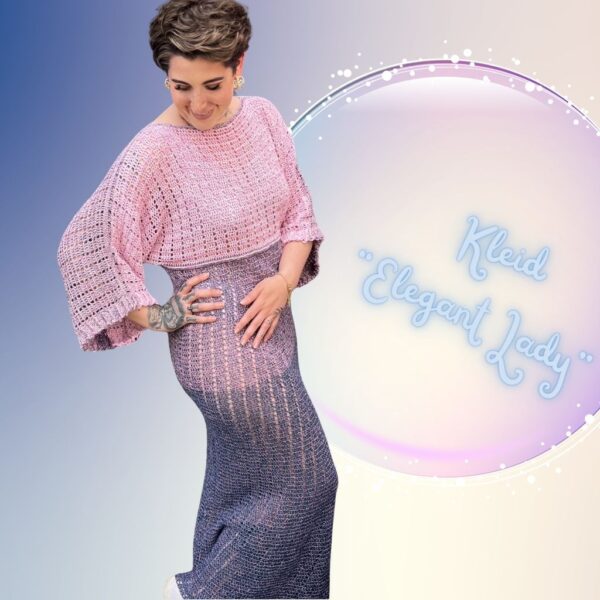 Häkelanleitung Kleid "ELEGANT LADY" – Bild 5