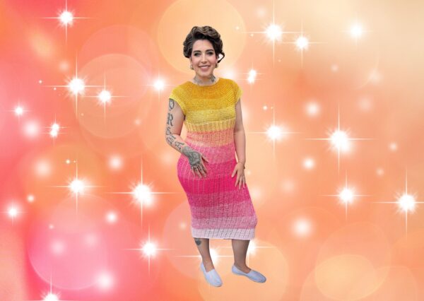 Häkelanleitung Sommerkleid "CURRY ROSE" – Bild 8