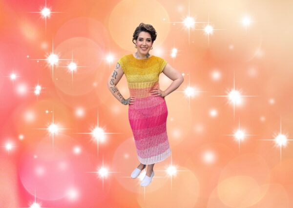 Häkelanleitung Sommerkleid "CURRY ROSE" – Bild 7