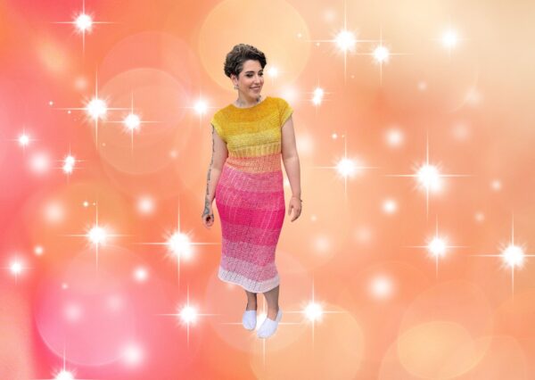 Häkelanleitung Sommerkleid "CURRY ROSE" – Bild 6