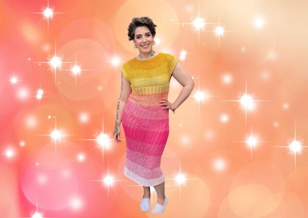 Häkelanleitung Sommerkleid "CURRY ROSE" – Bild 5