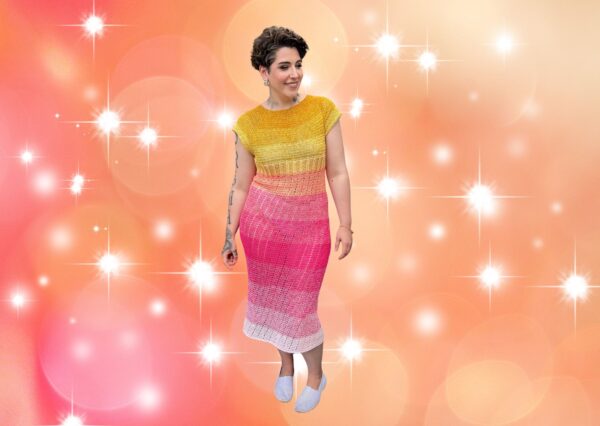 Häkelanleitung Sommerkleid "CURRY ROSE" – Bild 4