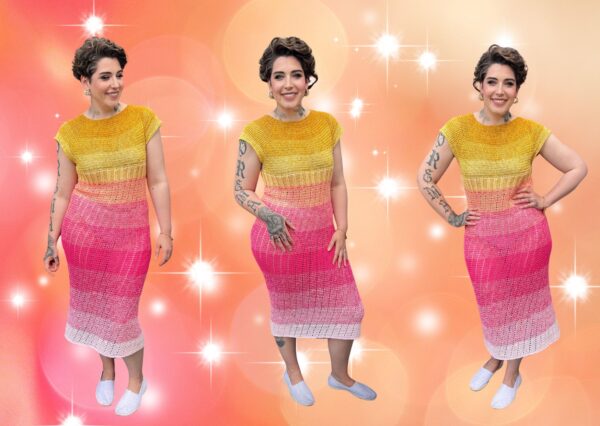 Häkelanleitung Sommerkleid "CURRY ROSE"