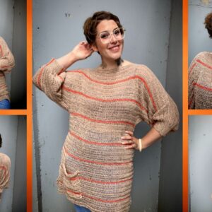 Häkelanleitung Pulli "PAPER AND PEN"