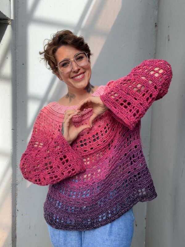 Häkelanleitung Pulli "ROADTRIP QUEEN" – Bild 4