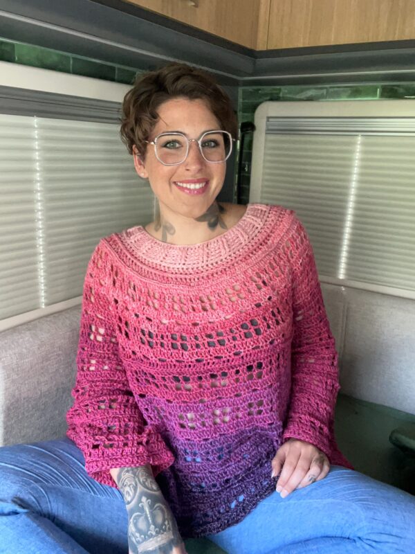 Häkelanleitung Pulli "ROADTRIP QUEEN"
