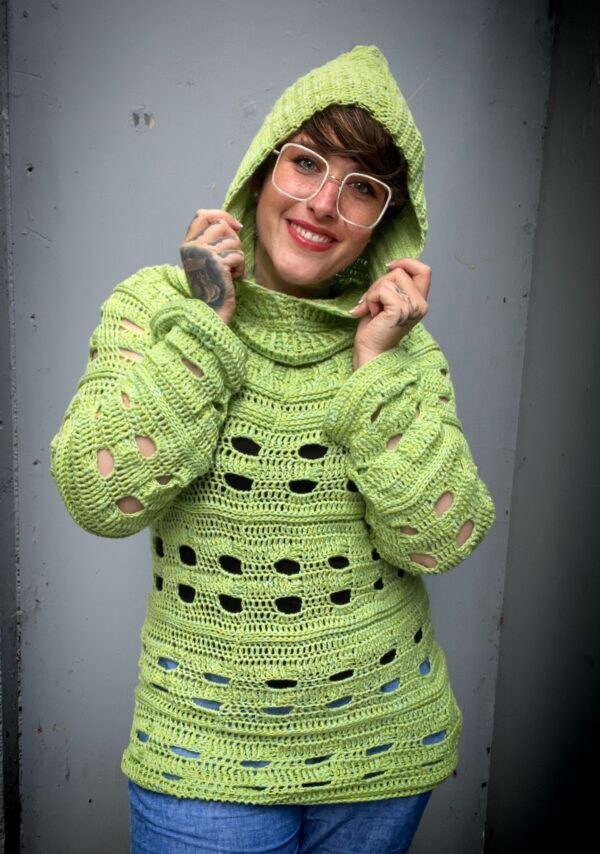 Häkelanleitung Hoodie "FROSCHKÖNIG" – Bild 4