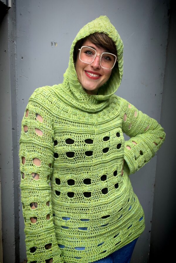 Häkelanleitung Hoodie "FROSCHKÖNIG" – Bild 6