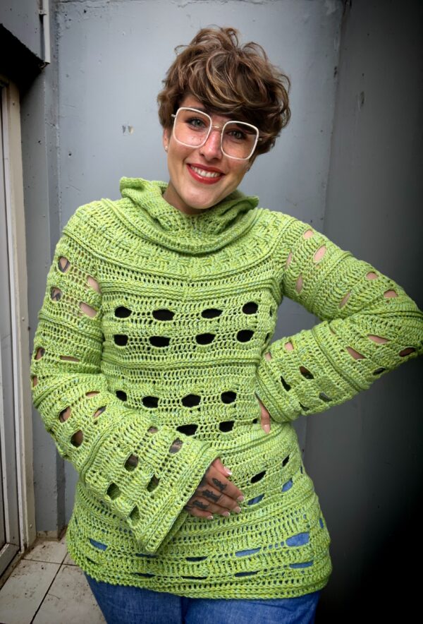 Häkelanleitung Hoodie "FROSCHKÖNIG" – Bild 10