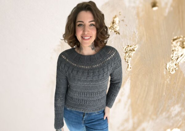 Häkelanleitung Pulli "GREY MOUSE" – Bild 3