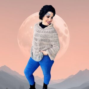 Häkelanleitung Kapuzenpulli "MONDTÄNZER"