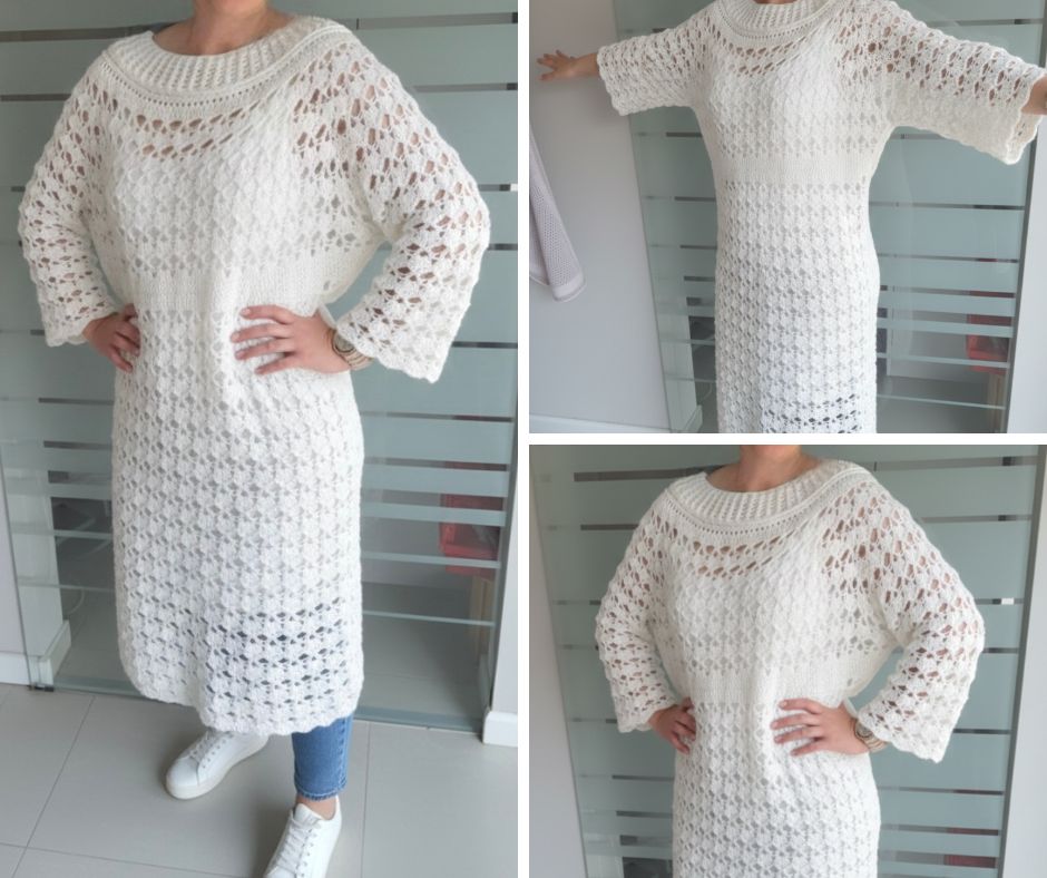 Häkelanleitung Kleid "WHITE WONDER"
