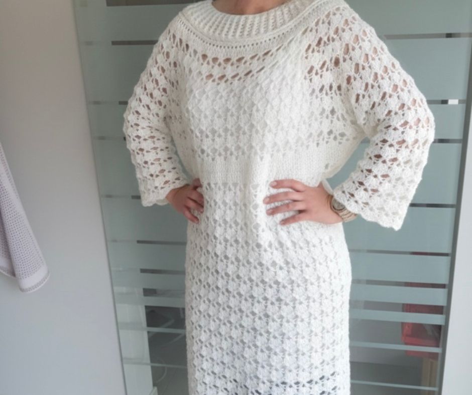 Häkelanleitung Kleid "WHITE WONDER" – Bild 3