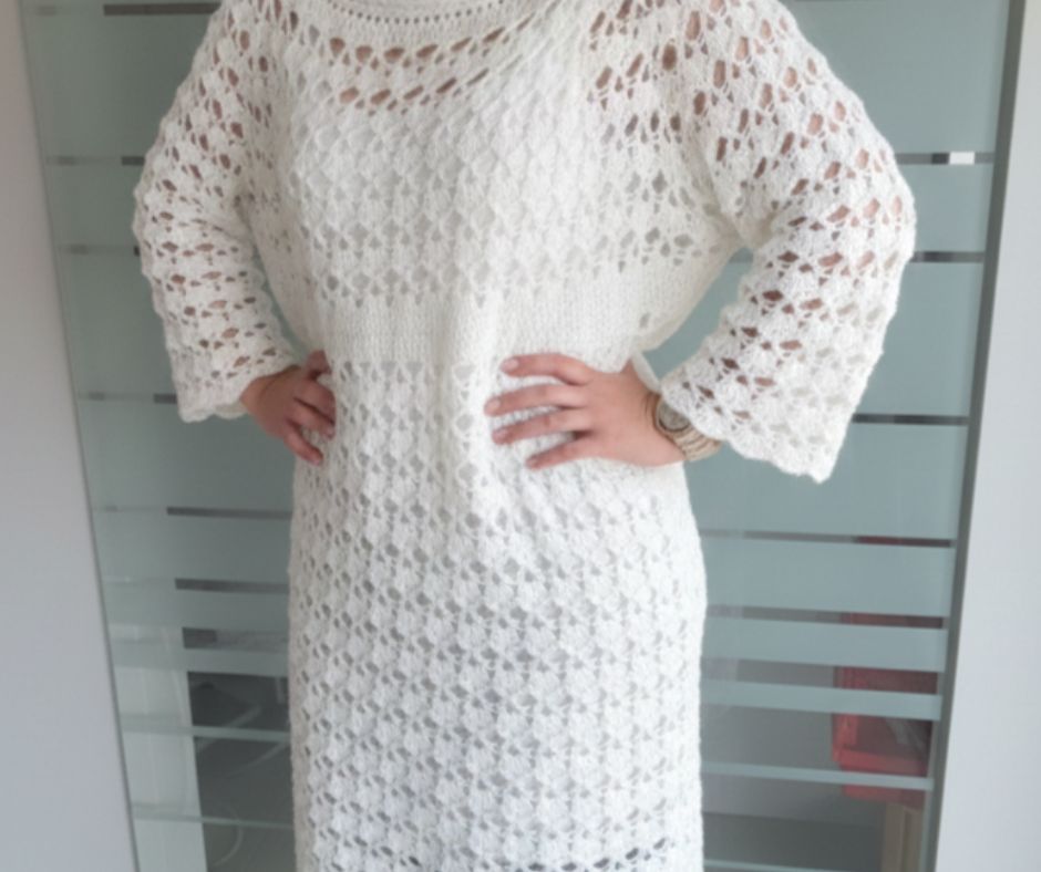 Häkelanleitung Kleid "WHITE WONDER" – Bild 4