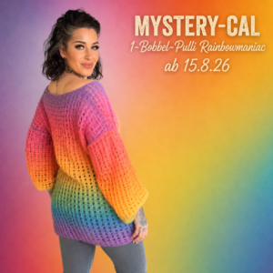 🌸🧶 CAL „RAINBOWMANIAC“ – Dein neuer Lieblingspulli! 💗✨