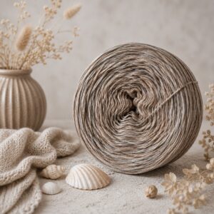 BOBBEL "MUSCHELT&Auml;NZER-PERLE" 1500m mit 4 F&auml;den