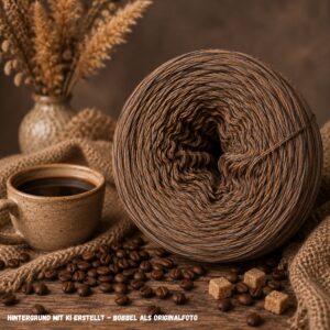 BOBBEL "COFFEE-PERLE" 1500m mit 4 Fäden