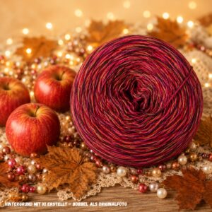 BOBBEL "HERBSTLICHE-PERLE" 1500m mit 4 Fäden