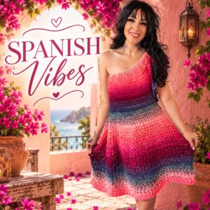 🩷 SPANISH VIBES – Dein neues Lieblingskleid zum Selberhäkeln 🩷