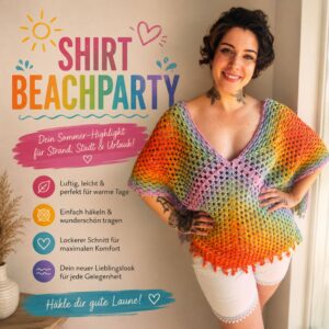 🌴 SHIRT BEACHPARTY – Häkle dir dein Sommerfeeling! ☀️🌊
