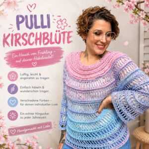🌸 KIRSCHBLÜTE – der Sommerpullover zum Verlieben 🌸