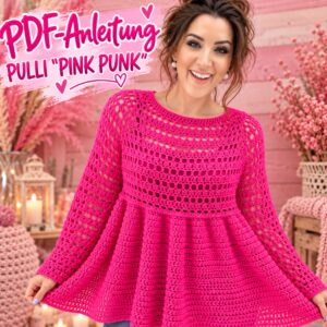 💖💗 PULLI „PINK PUNK“ 💗💖  💕 Frech, feminin, luftig & einfach zum Verlieben! 💕